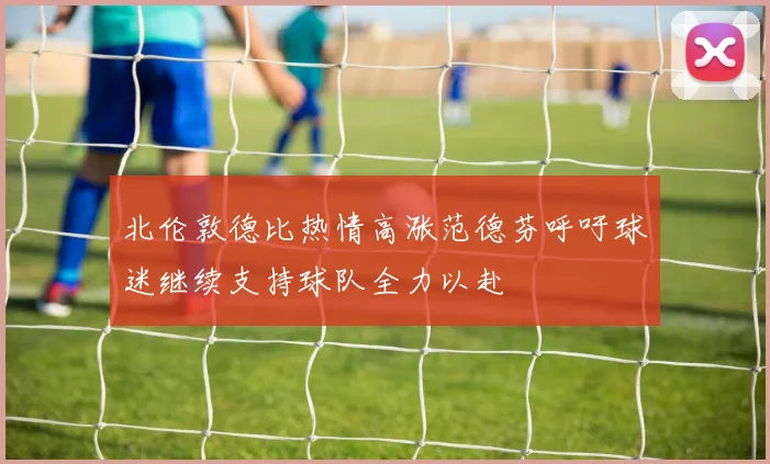 北伦敦德比热情高涨范德芬呼吁球迷继续支持球队全力以赴